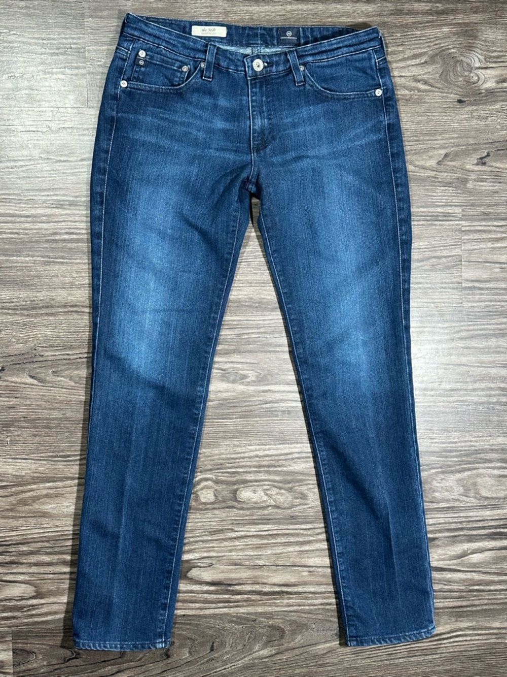 AG ADRIANO GOLDSCHMIED THE STILT Cigarette Leg Low Rise Skinny Jeans 29